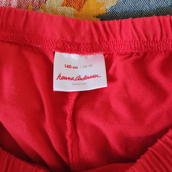 Hanna Andersson Soft Red Tiered Ruffle Skort - Size 140 cm/US 10 - Picture 5 of 6